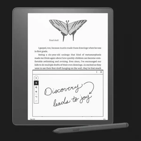 Електронна книга з підсвічуванням Amazon Kindle Scribe 32GB Premium Pen (Black) (Standard)