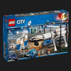Конструктор LEGO City Збирання та транспортування ракети (60229)