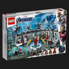 Конструктор LEGO Marvel Зал з костюмами Залізної Людини (76125)