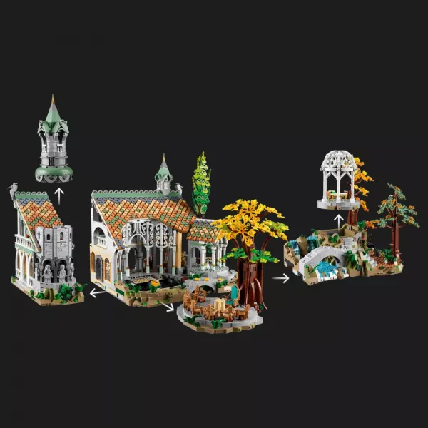 Конструктор LEGO Icons Володар перснів: Рівендел (10316)