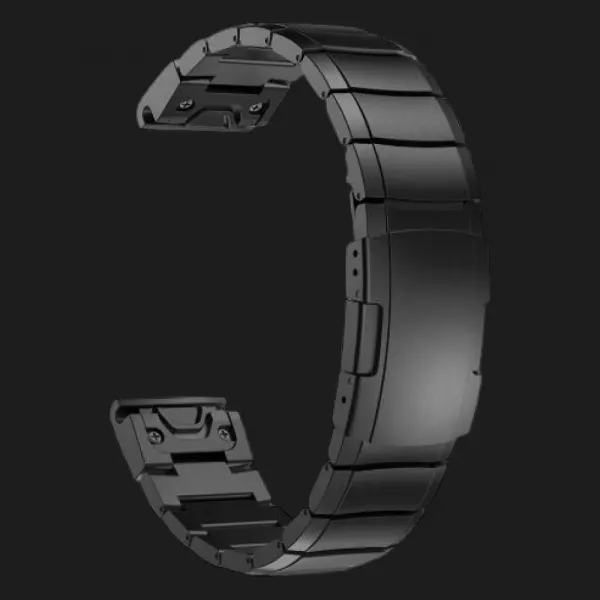 Ремінець Metal Strap для Garmin 20 mm (Black)