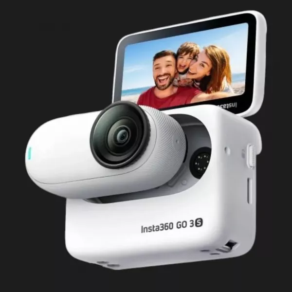 Екшн-камера Insta360 GO 3S 4K Standard Bundle 64GB (Arctic White)