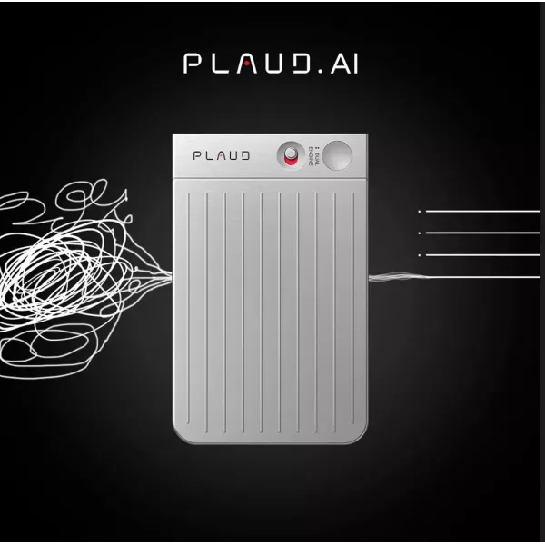 Цифровий диктофон PLAUD Note ChatGPT AI (Silver) (NB-100-SI)