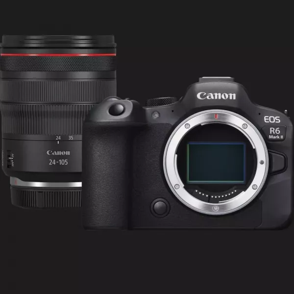 Цифровий фотоапарат Canon EOS R6 Mark II Kit 24-105mm L IS (5666C029) (Standard)