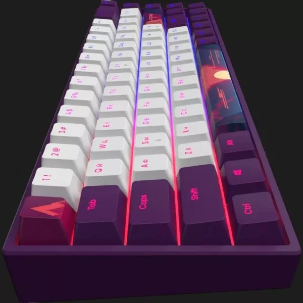 Клавіатура ігрова Dark Project 68 Sunrise, ANSI ENG/UA (Violet) (UA)
