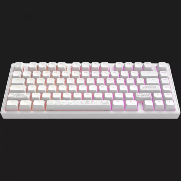 Клавіатура ігрова Dark Project ALU81 Terra Nostra ENG/UA (White) (UA)