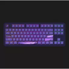 Клавіатура ігрова Dark Project ALU87 Celestial ENG/UA (Black/Dark Purple) (UA)