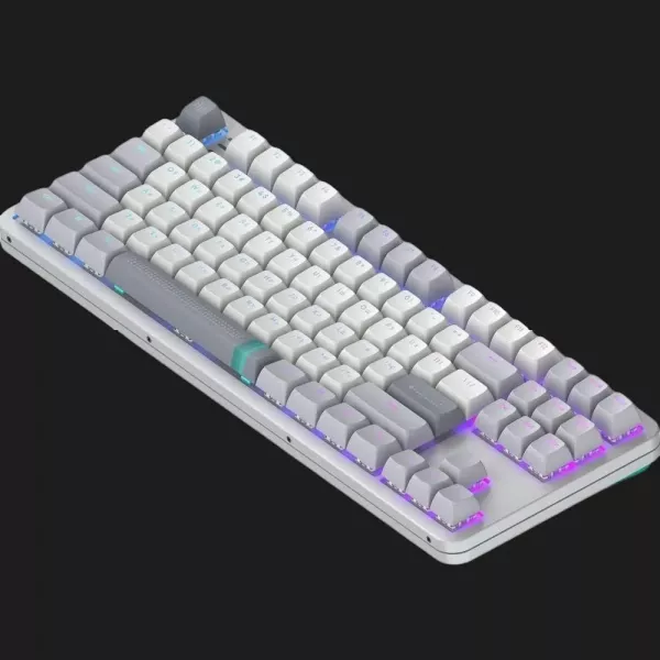 Клавіатура ігрова Dark Project ALU87 Daylight ENG/UA (White/Gray) (UA)