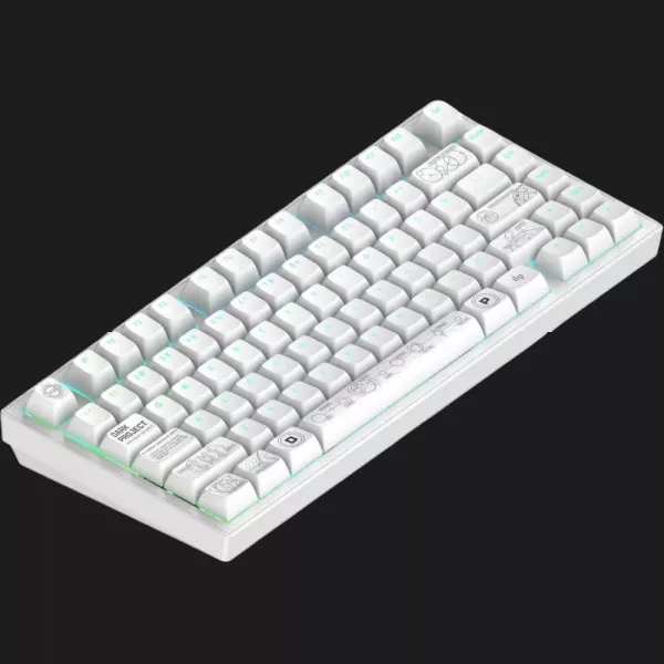 Клавіатура ігрова Dark Project ALU81 Terra Nova (White) (UA)