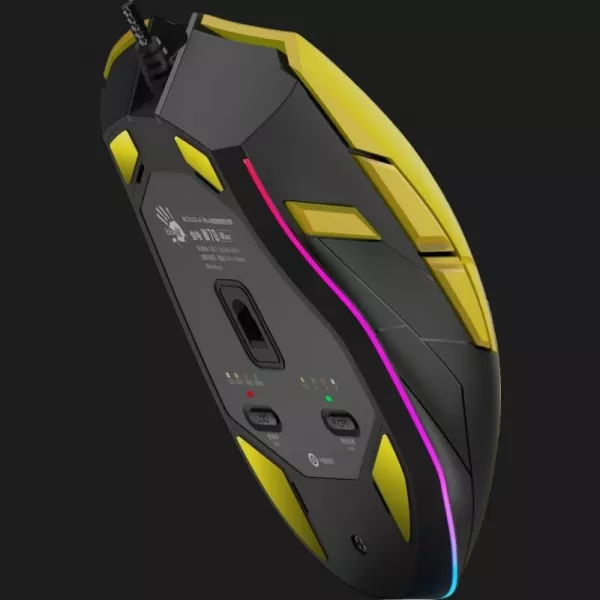 Ігрова миша Bloody W70 Max (Punk Yellow) (UA)