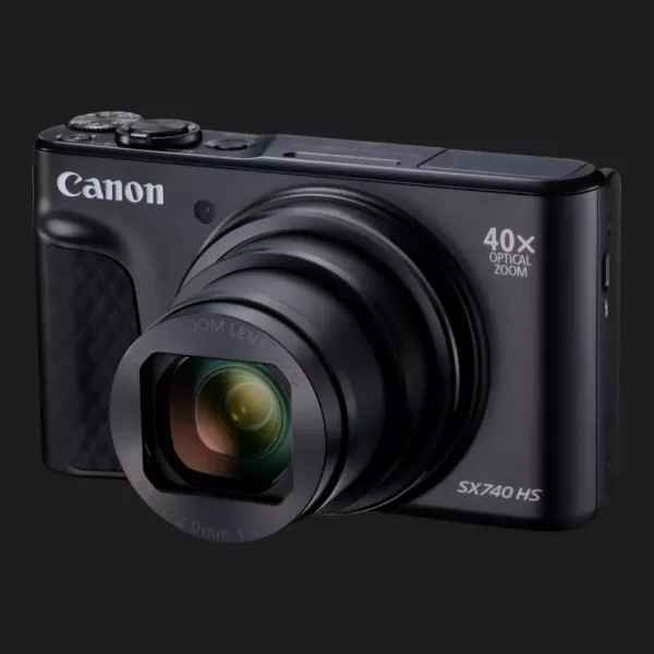 Компактний цифровий фотоапарат Canon PowerShot SX740 HS (Black) (2955C012) (Standard)