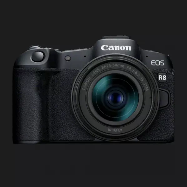Цифровий фотоапарат Canon EOS R8 kit RF 24-50mm IS STM (Black) (5803C016) (Standard)