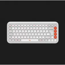 Клавіатура бездротова Logitech Pop Icon Keys (Off White) (UA)