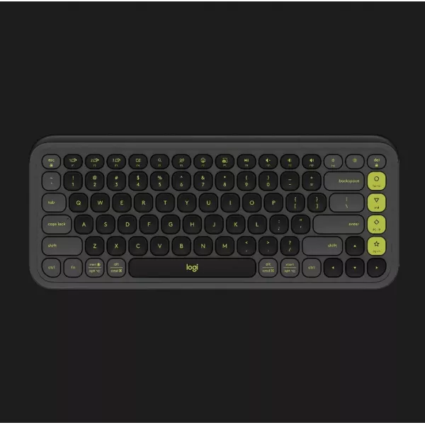 Клавіатура бездротова Logitech Pop Icon Keys (Graphite) (UA)
