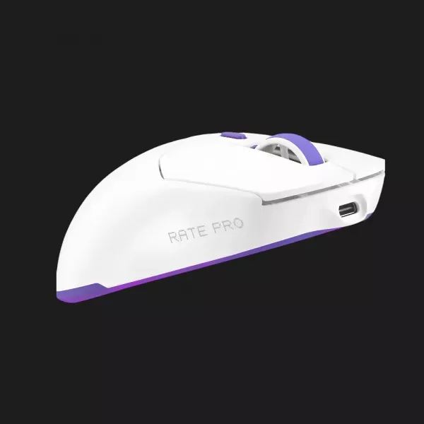 Ігрова миша Proove Gaming Rate Pro with Charging Dock (White) (UA)