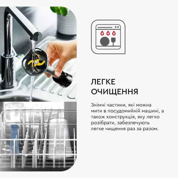 Блендер занурювальний Tefal Infiny Force Pro 5in1 HB95LD38