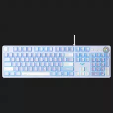 Клавіатура ігрова Aula F2088 PRO KRGD (White/Violet) (UA)
