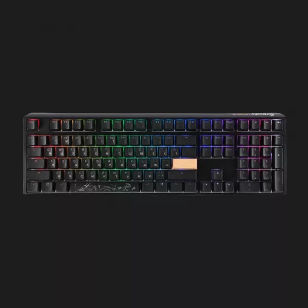 Клавіатура ігрова Ducky One 3 Cherry MX Silent red RGB (Black) (UA)