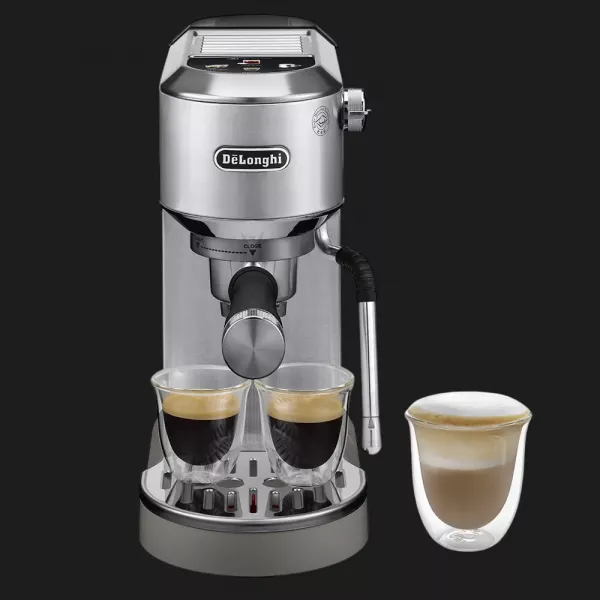 Ріжкова кавоварка DeLonghi Dedica Duo (Metallic) (EC890.M)