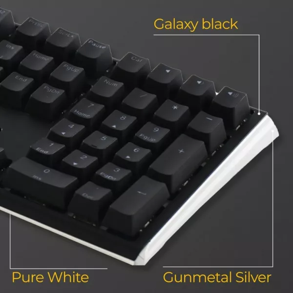 Клавіатура ігрова Ducky One 3 Cherry MX Speed silver RGB (Black) (UA)