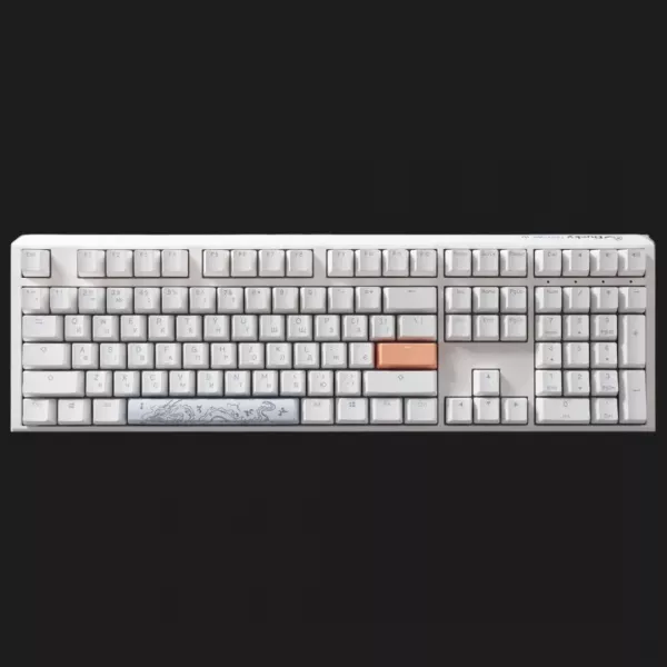 Клавіатура ігрова Ducky One 3 Cherry MX Speed silver RGB (White) (UA)