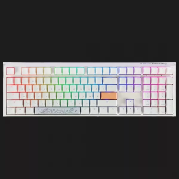 Клавіатура ігрова Ducky One 3 Cherry MX Brown RGB (White) (UA)