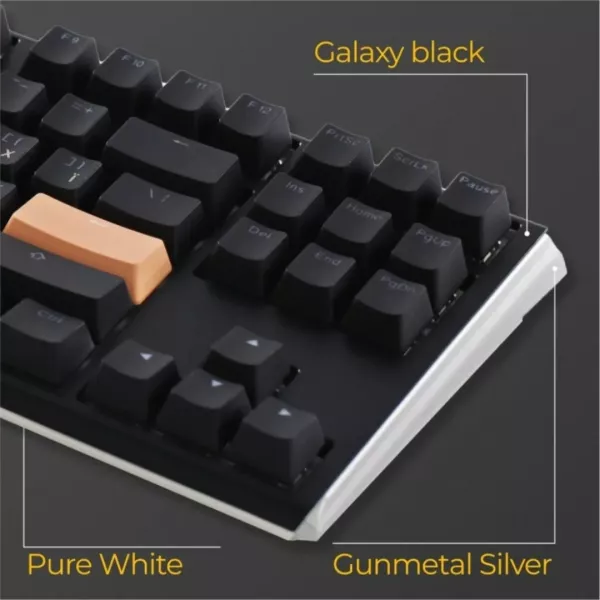 Клавіатура ігрова Ducky One 3 TKL Cherry MX Blue RGB (Black) (UA)