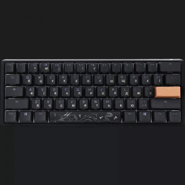 Клавіатура ігрова Ducky One 3 Mini Cherry MX Silent red RGB (Black) (UA)