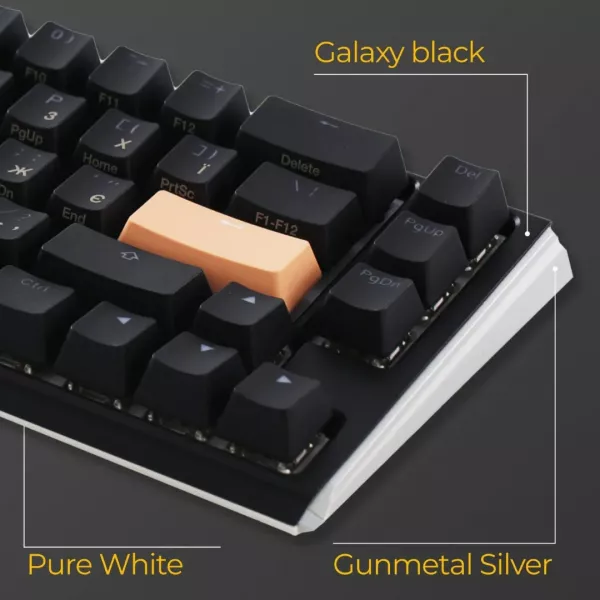 Клавіатура ігрова Ducky One 3 Mini Cherry MX Speed silver RGB (Black) (UA)