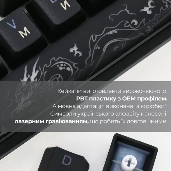 Клавіатура ігрова Ducky One 3 Mini Cherry MX Speed silver RGB (Black) (UA)