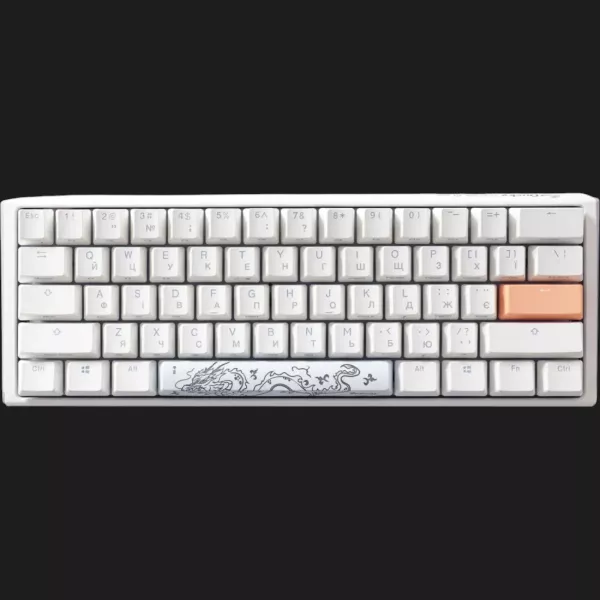 Клавіатура ігрова Ducky One 3 Mini Cherry MX Speed silver RGB (White) (UA)