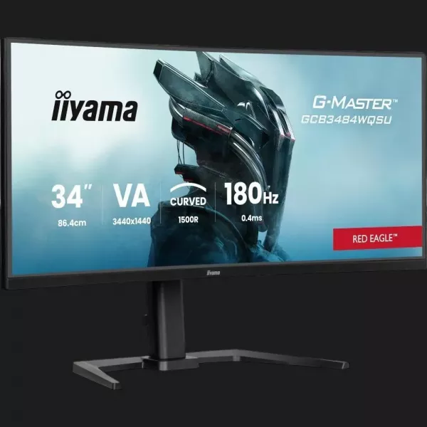 Монітор iiyama 34"VA 180Hz GCB3484WQSU-B1 (UA)