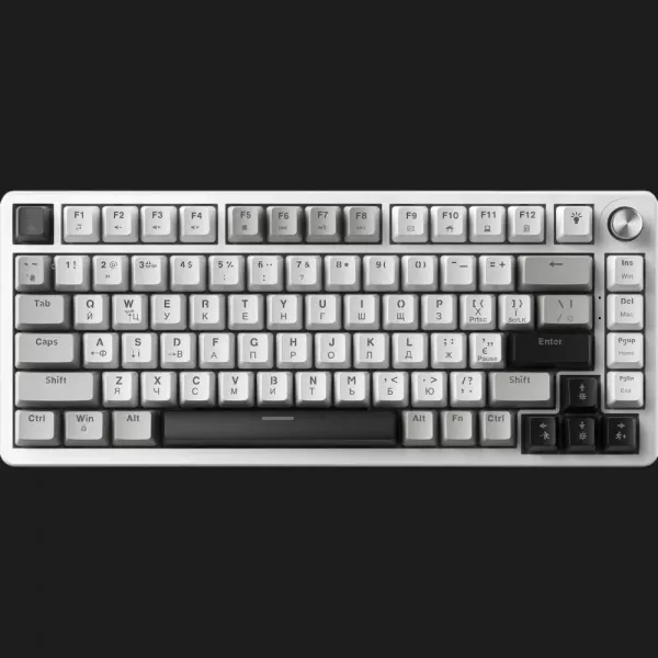 Ігрова клавіатура Gamepro Genesis Silverlight (White) (UA)