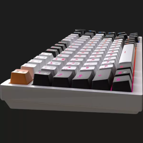 Ігрова клавіатура GamePro MK160W (Red) з Hot-Swap RGB White (UA)