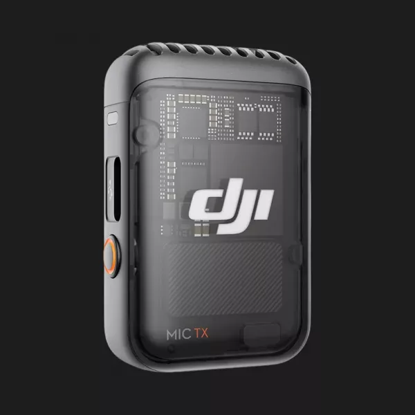 Передавач радіосистеми DJI Mic 2 Transmitter (Shadow Black) (CP.RN.00000328.01)