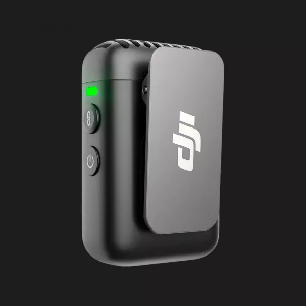 Передавач радіосистеми DJI Mic 2 Transmitter (Shadow Black) (CP.RN.00000328.01)