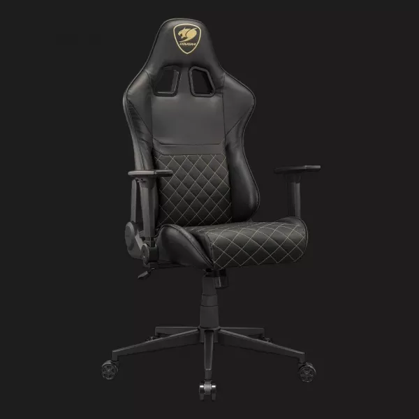 Крісло для геймерів Cougar Armor One V2 Gold (Black) (UA)