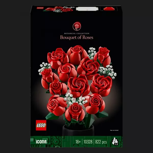 Конструктор LEGO Botanicals Букет троянд (10328)