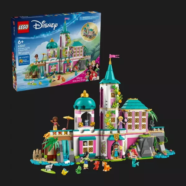 Конструктор LEGO Disney Замок принцеси та королівські улюбленці (43267)