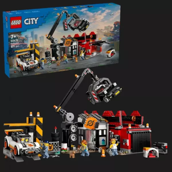 Конструктор LEGO City Звалище з автомобілями (60472)