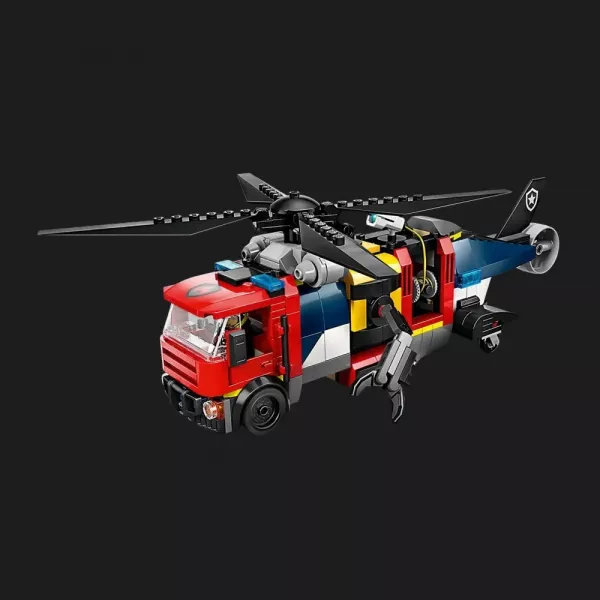 Конструктор LEGO City Ремікс вертольотів, пожежних машин і підводних човнів (60462)