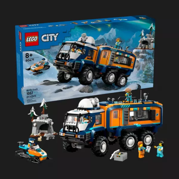 Конструктор LEGO City Арктична дослідницька вантажівка з науковою лабораторією (60471)