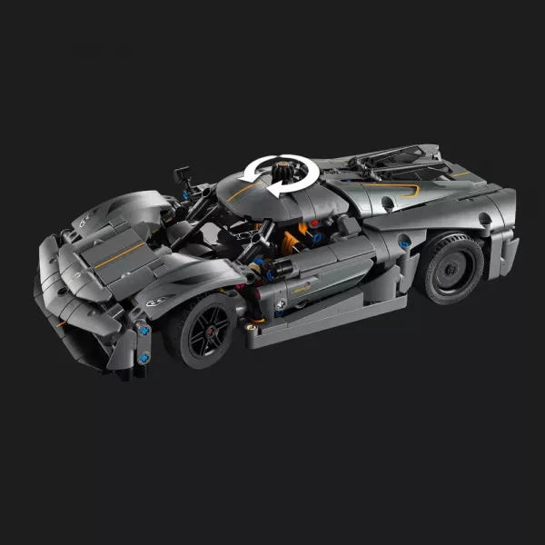 Конструктор LEGO Technic Koenigsegg Jesko Absolut — сірий гіперкар (42173)