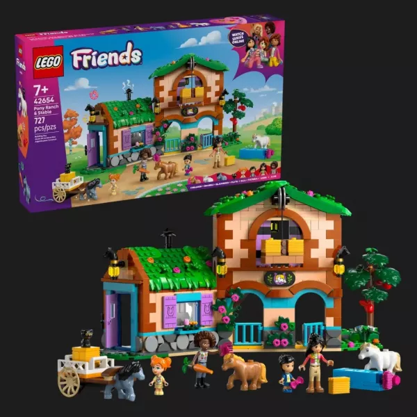 Конструктор LEGO Friends Ранчо і стайня поні (42654)