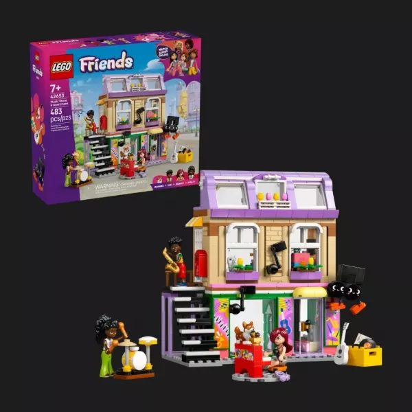 Конструктор LEGO Friends Музична крамниця і квартира (42653)