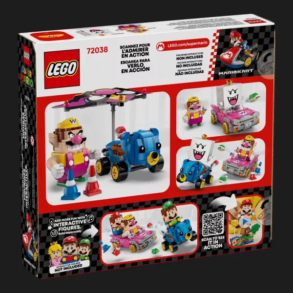 Конструктор LEGO Super Mario Mario Kart — Варіо та король Бу (72038)