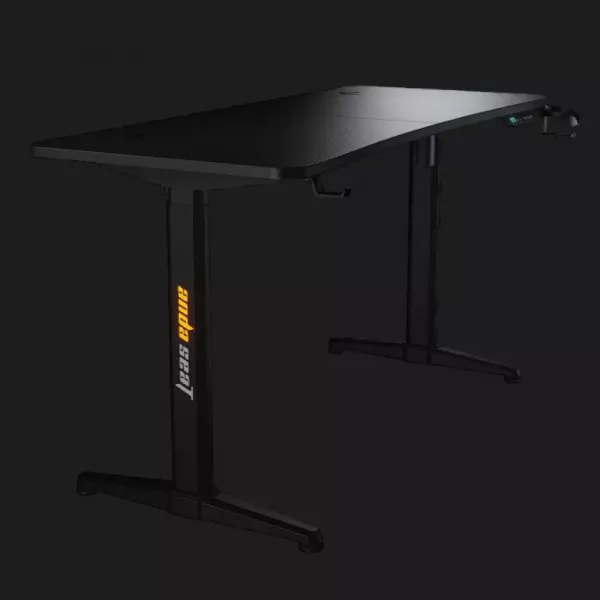 Комп'ютерний стіл Anda Seat Terminator RGB (Black) (AD-D-DD1-1600L-01-B)