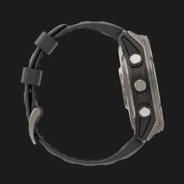 Garmin Fenix 8 Pro 51mm AMOLED Sapphire Titanium with Graphite/Black Silicone Band