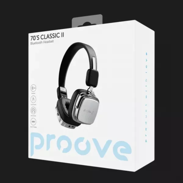 Навушники Proove 70's Classic II (Silver Black)