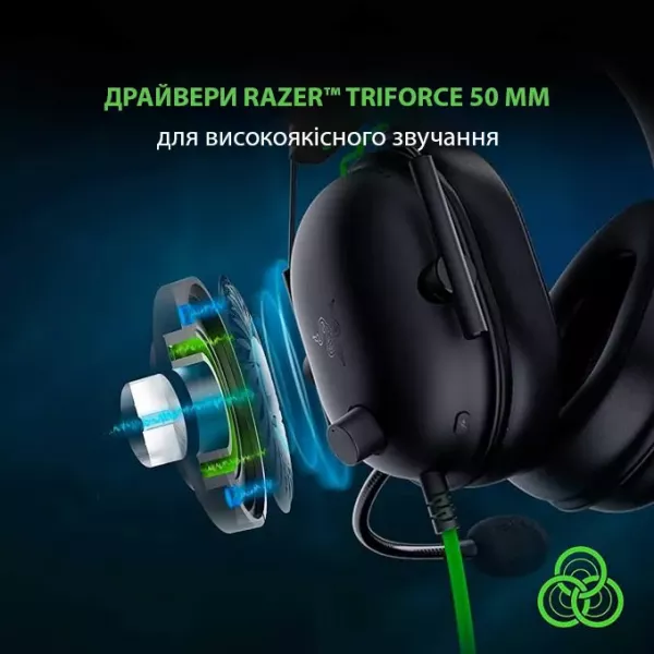 Ігрова гарнітура Razer Blackshark V2 X (Black) (RZ04-03240100-R3M1) (EU)